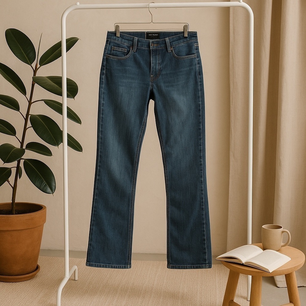 The Limited Classic Blue bootcut Denim Jeans sz 6R Euc